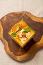 Panna cotta z musem mango ( 10 szt )