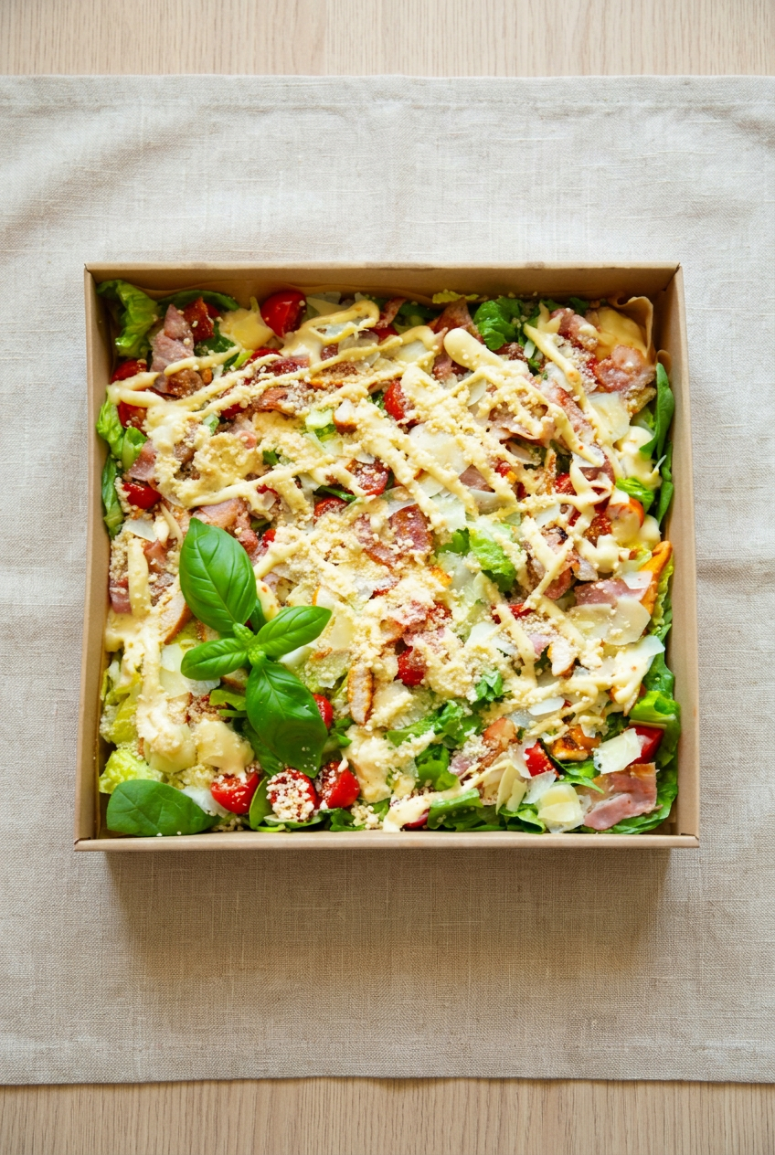 Salatka_Cezar_BOX_otwarta Sałatka Cezar BOX - obrazek 1